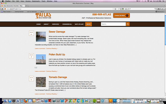 Web/Social Media: Atlas Blog
