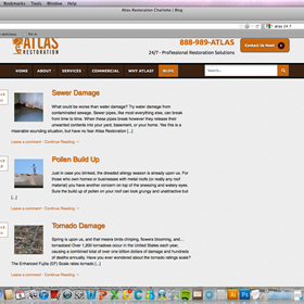 Web/Social Media: Atlas Blog